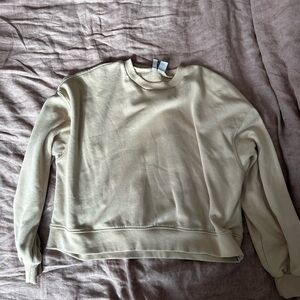 Beige Crewneck Sweatshirt